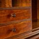 Writing desk in mahogany, Italy, 19th century