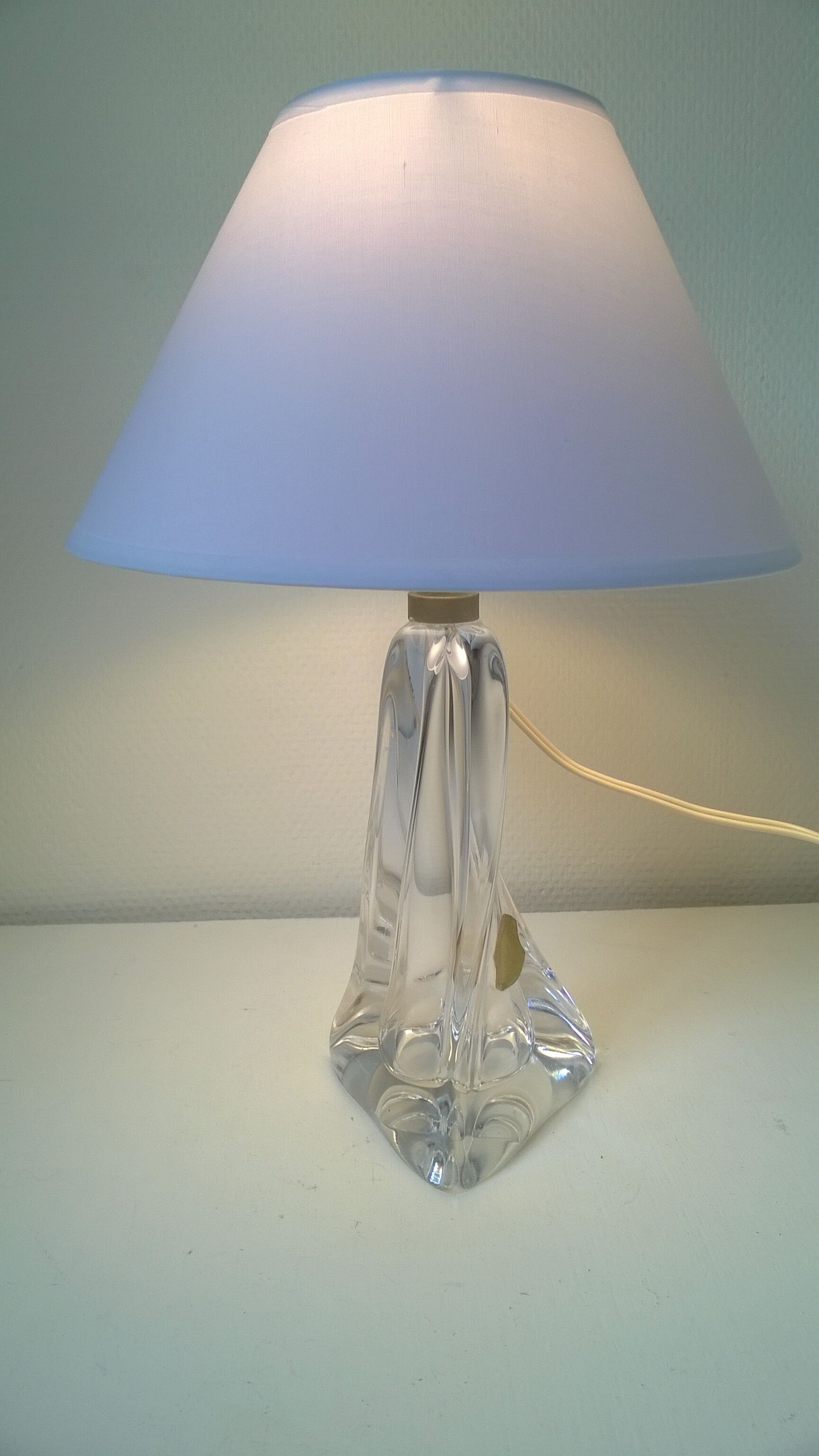 Crystal lamp Val Saint Lambert