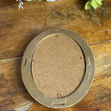 Small Italian oval-shaped mirror