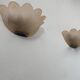 Pair of vintage wall lights, pink sandblasted glass, France 1970