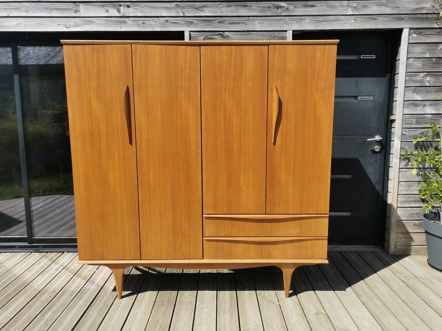Vintage Scandinavian style wardrobe