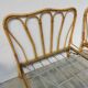 Pair of vintage rattan beds