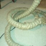 Rope floor lamp