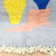 Tapis beni ouarine fait main traditionnel 250cmx150cm