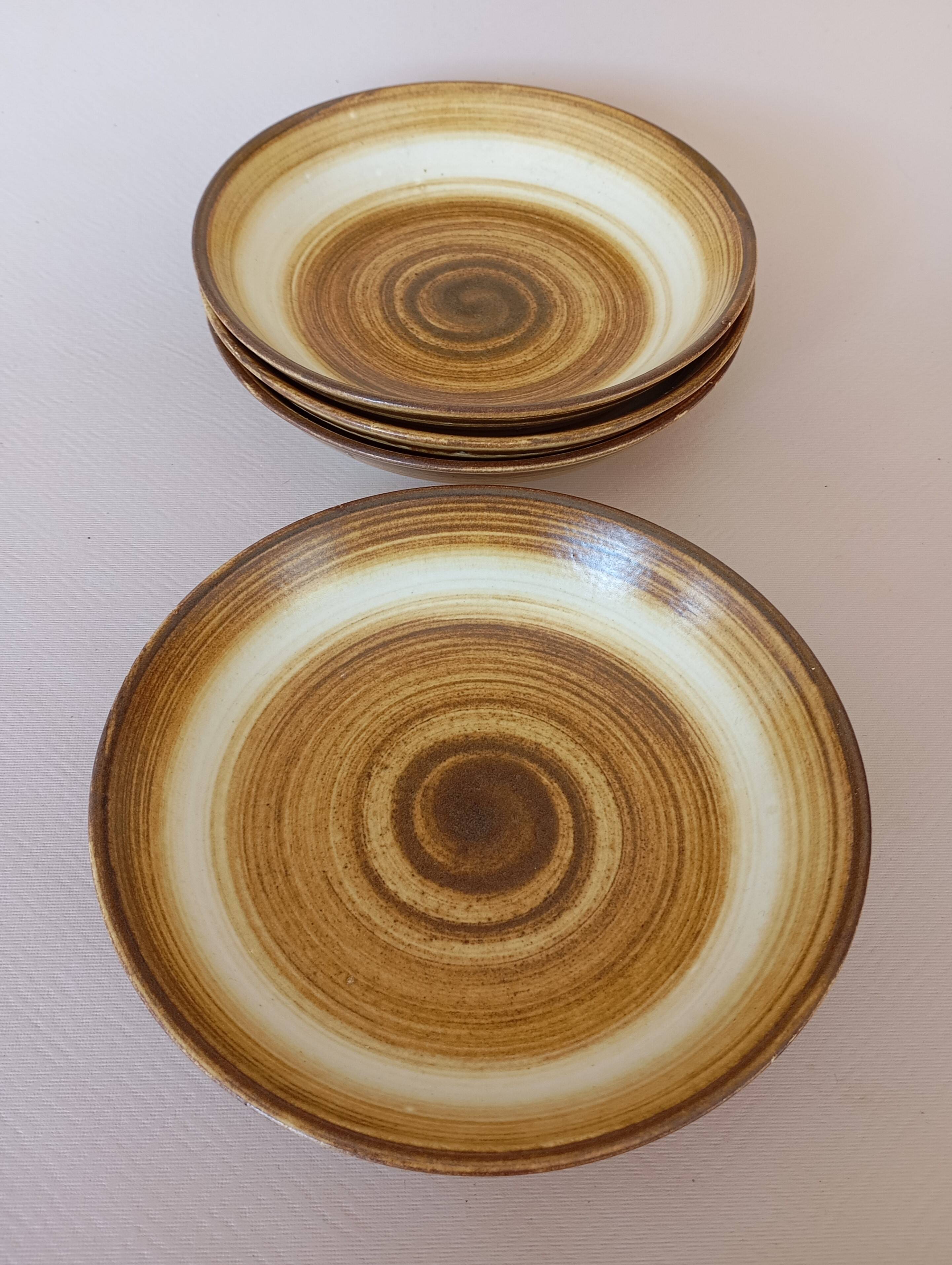 4 Longchamp calotte plates