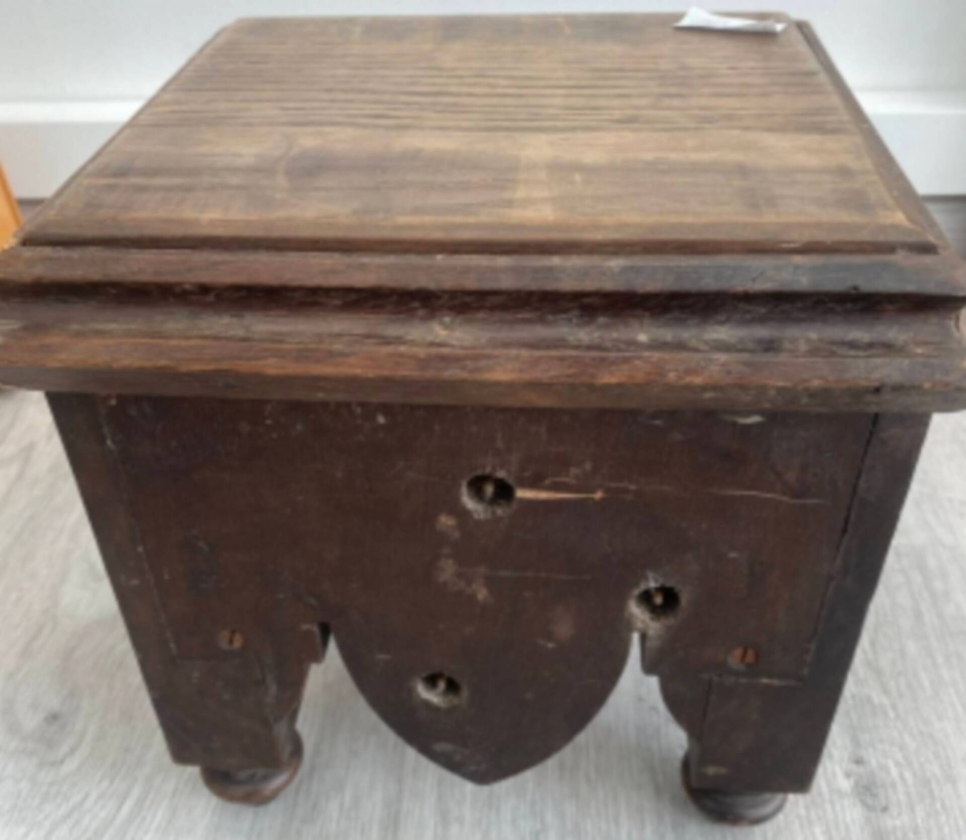 Ancient Gothic seat