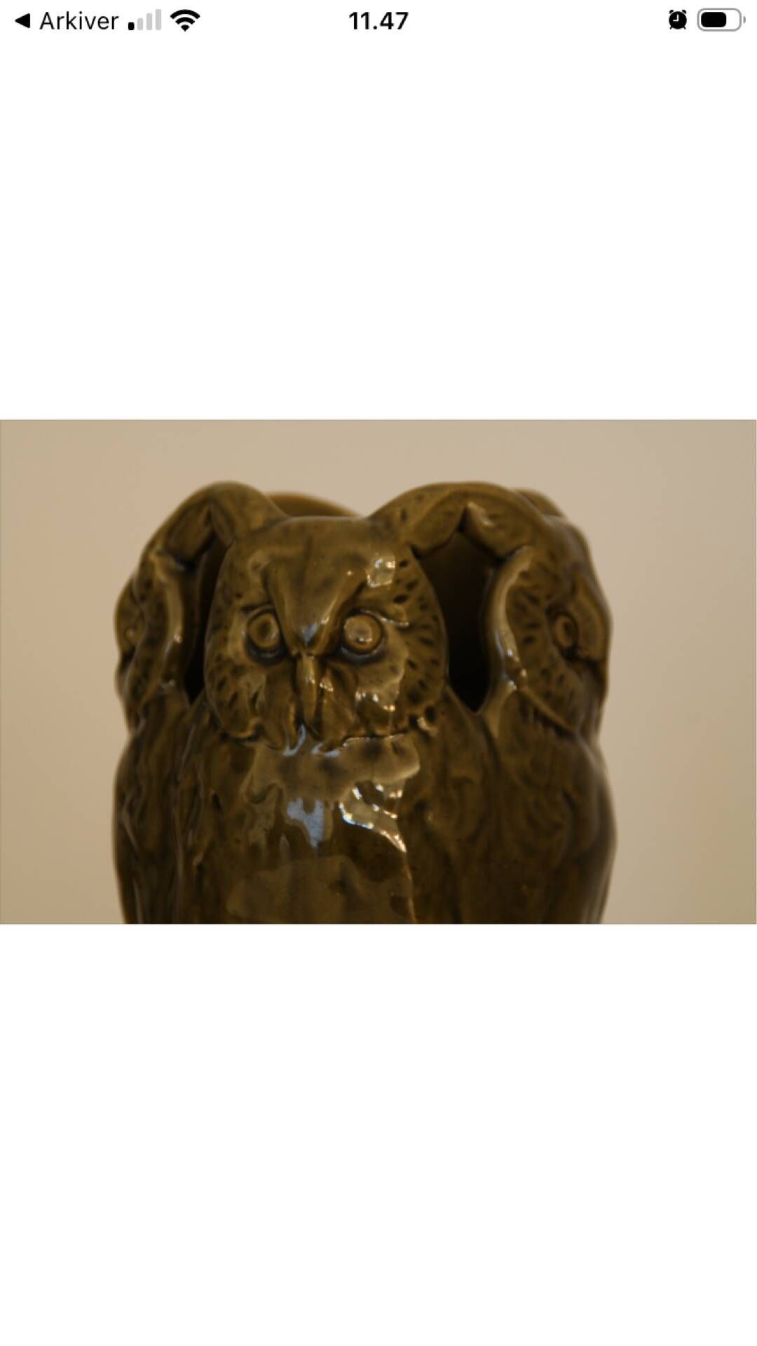 Paire de musée : pottery d'art antique ultra-rare de michael andersen "ow
