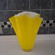 Vintage Yellow Murano Vase
