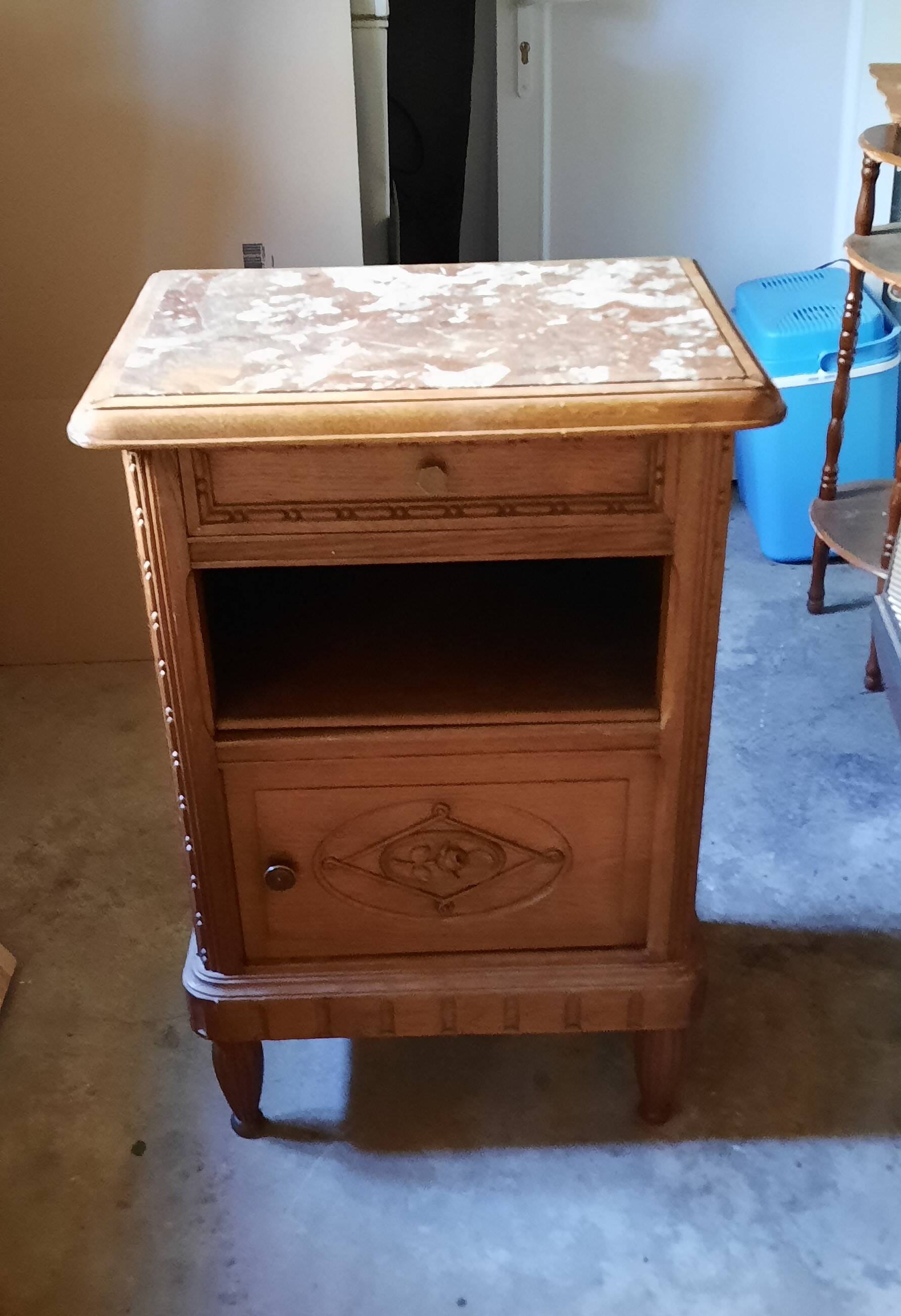 Art Deco bedside table