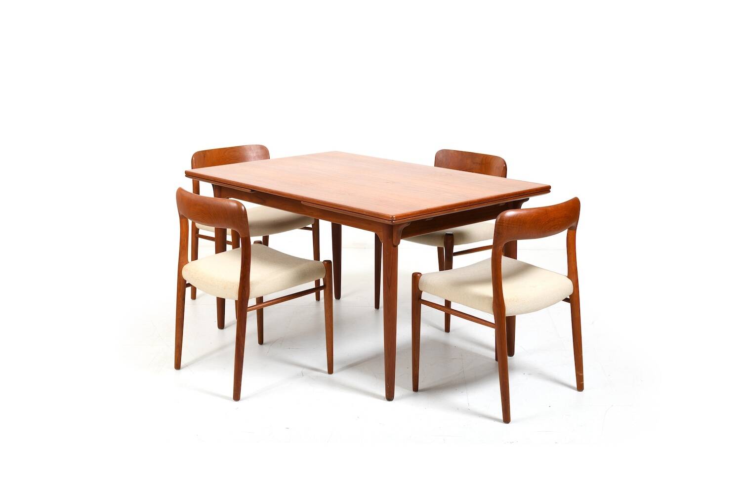 Set of Four Danish Dining Chairs by Niels Otto Møller Model No.75