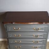 Commode en bois restaurée