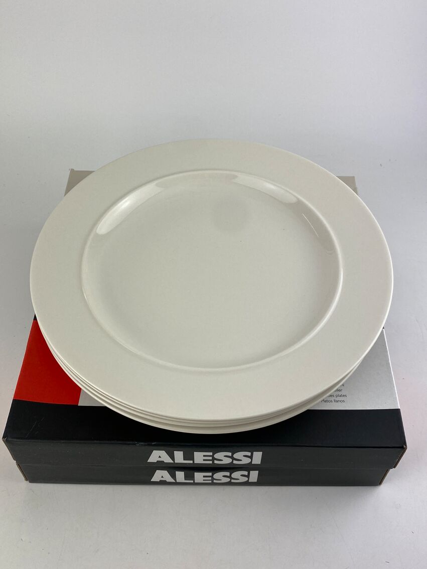 Dinner plates by Ettore Sottsass for Alessi La Bella Tavola - 2 pieces per  box - New | Selency