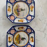 Octagonal plates series 303 hb quimper