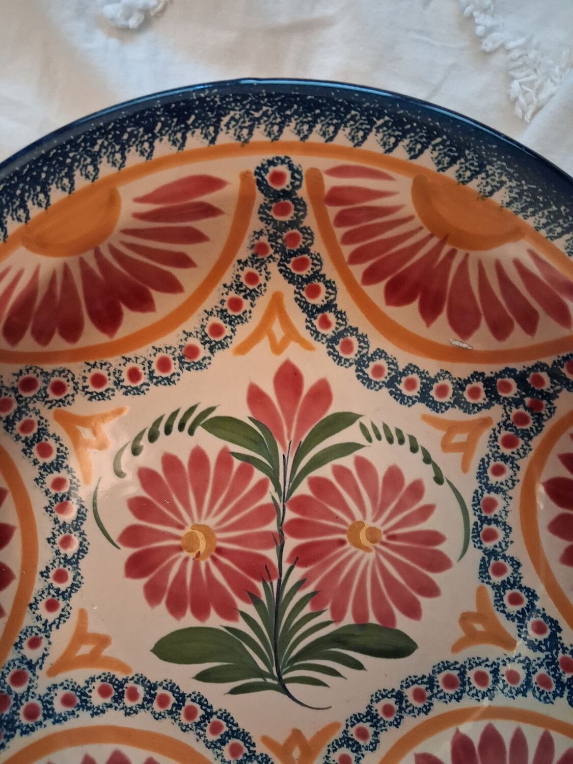 Vintage decorative plate 40/60 Saint Martory