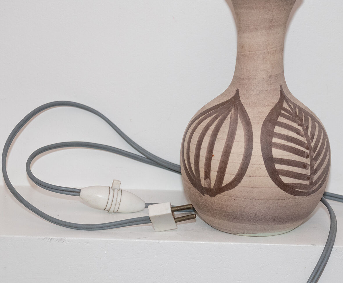 Ceramic lamp workshop CAB circa 1960