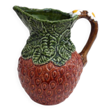 Large pitcher of strawberry slushie