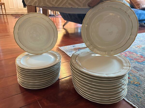 Lots d’assiettes en porcelaine Limoges Bernardaud