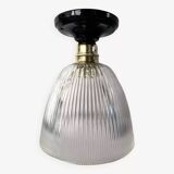 Holophane type glass wall or ceiling light