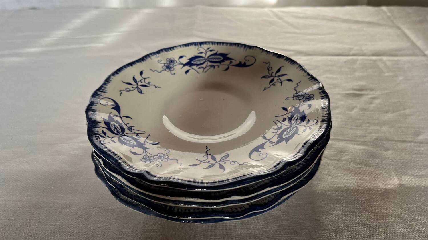 Lot de 5 assiettes à dessert Lancaster vintage