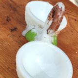 Old opaline salt shaker