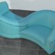 Toi et Moi sofa in jersey by Arpex International, Rome, Italy, 1970.