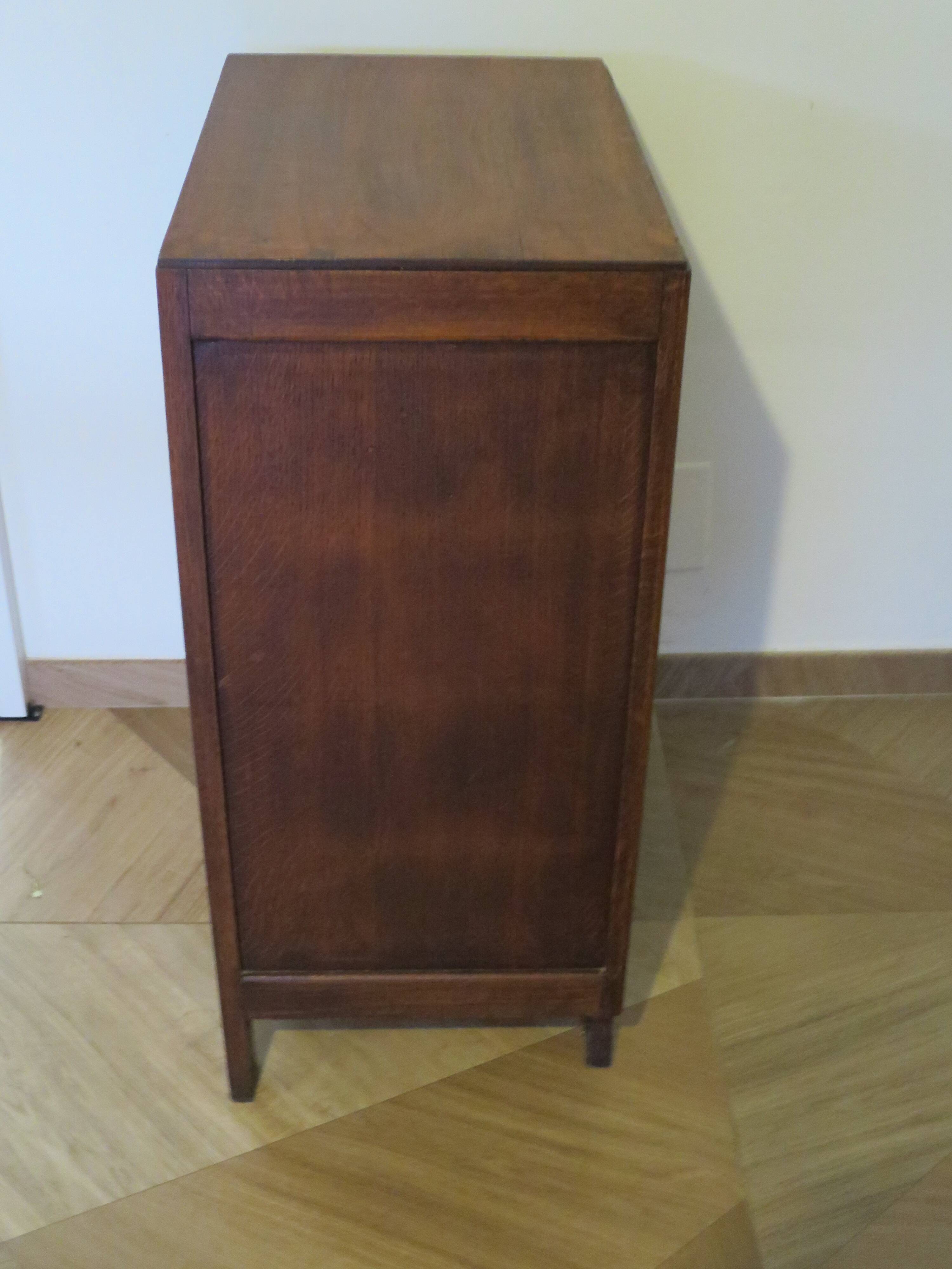 Art Deco style 4-drawer chest of drawers, 1950s