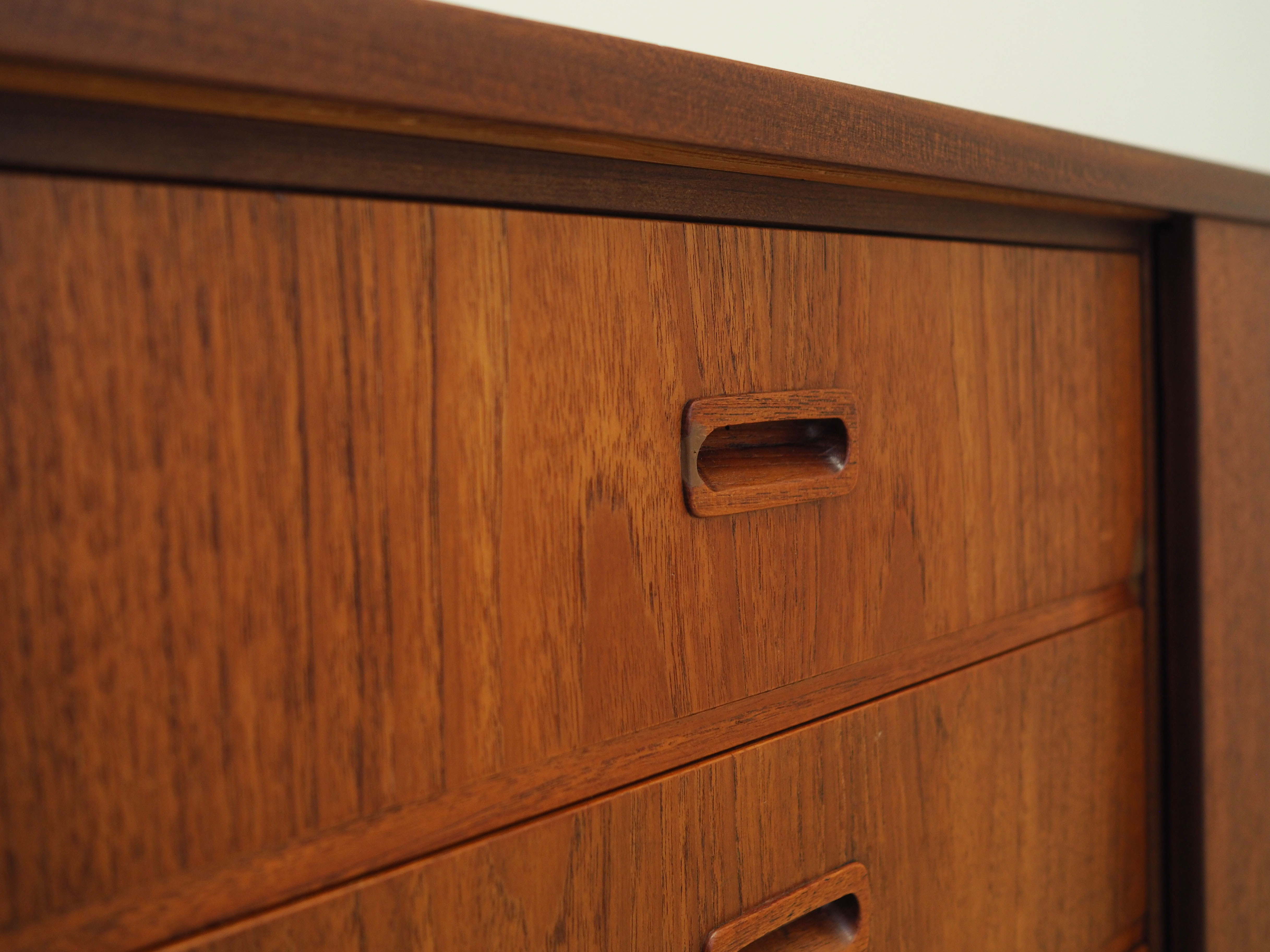 Teak sideboard, Danish design, 1960s, production: Denmark