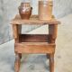 Tabouret repose-pieds vintage table à plantes table d'appoint