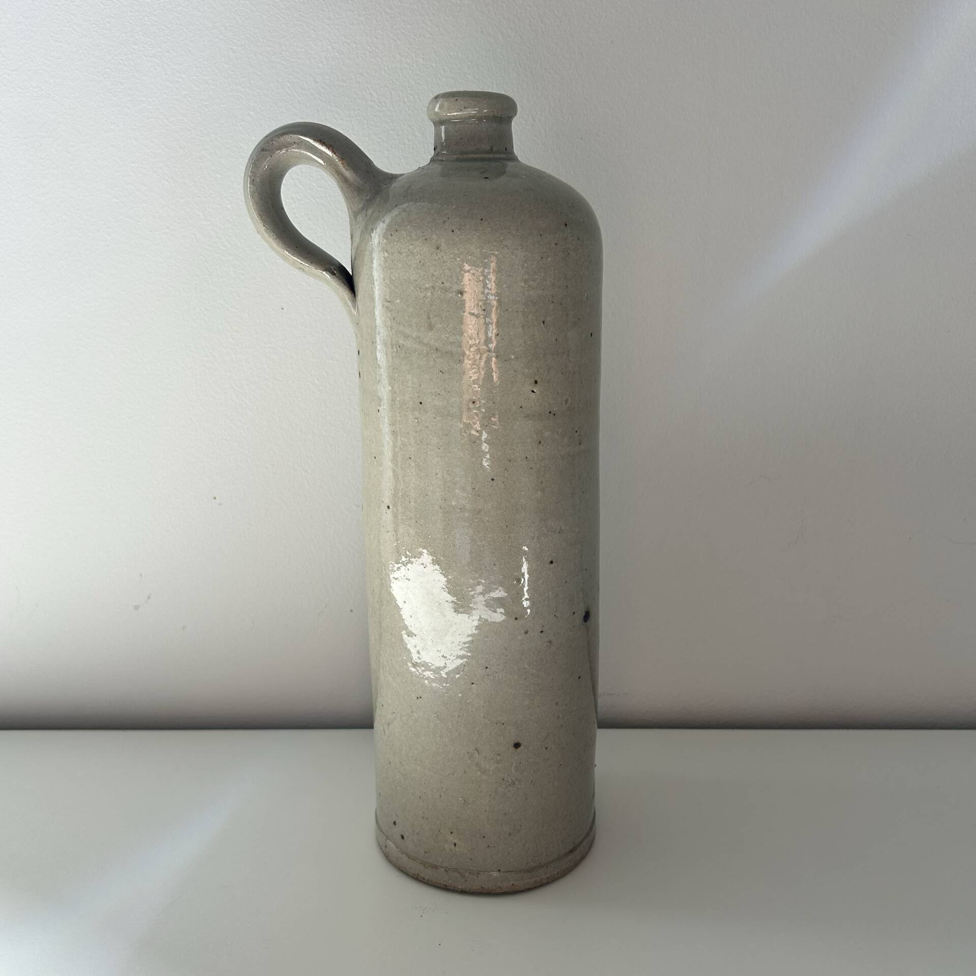 Large stoneware bottle