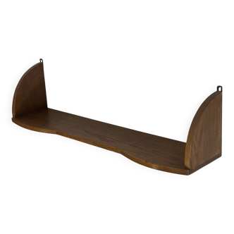Étagère murale vintage en bois de chêne minimaliste