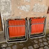 Paire de transat vintage