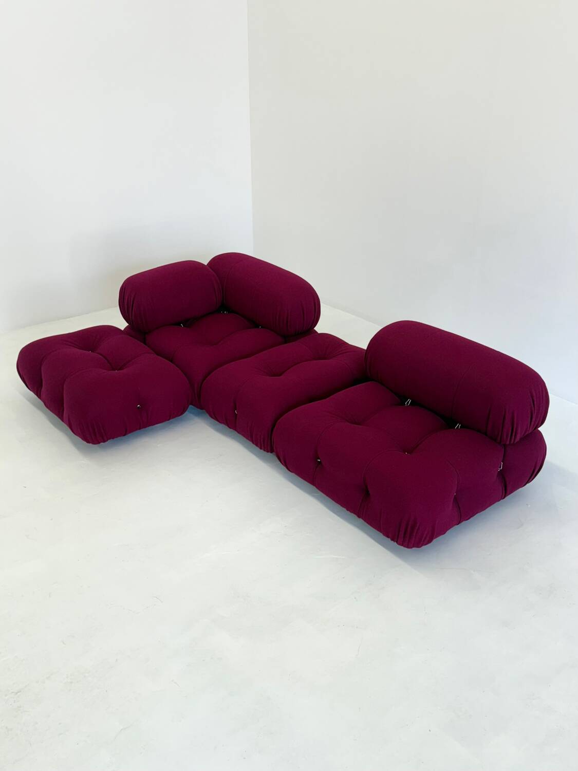 Canapé modulable Camaleonda Bordeaux par Mario Bellini pour B&B Italia