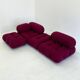 Canapé modulable Camaleonda Bordeaux par Mario Bellini pour B&B Italia