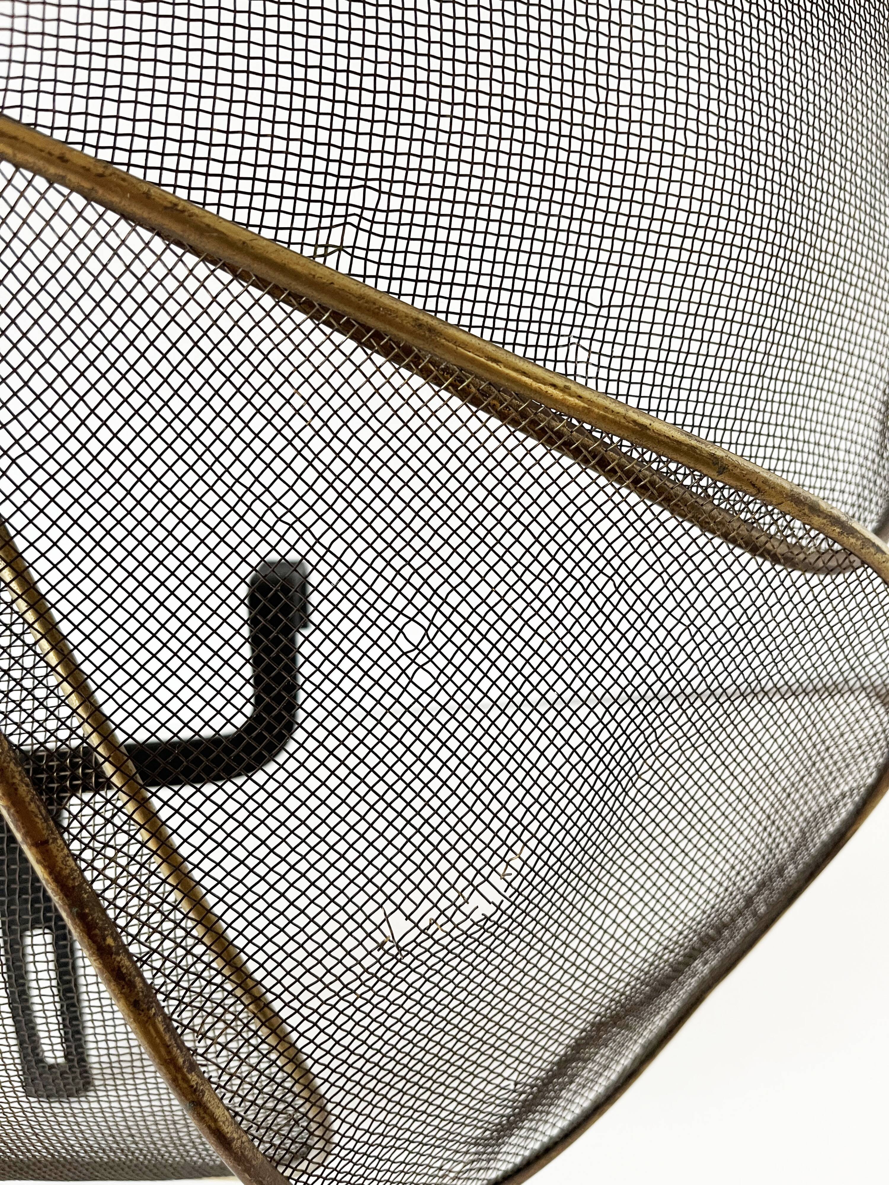Old fireplace screen