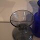 Series of 3 vintage glass vases by Erik Hoglund