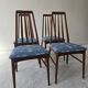 Set of 4 "Eva" chairs in teak by Niels Koefoed – Denmark – 1960s