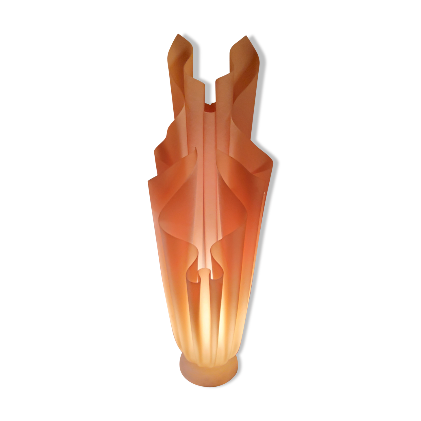 Athena lamp by Georgia Jacob marble and resin 53cm