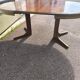 Extendable round table for 4 to 6 people, wood.
