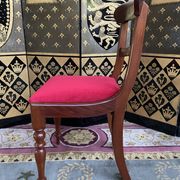 Suite of 6 english mahogany chairs 19th restored