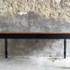 Large farmhouse table 180 cm feet turned - early twentieth