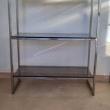 Artelano smoked glass and steel shelf