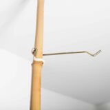 Indoor rotating plant holder 1960 bamboo and brass