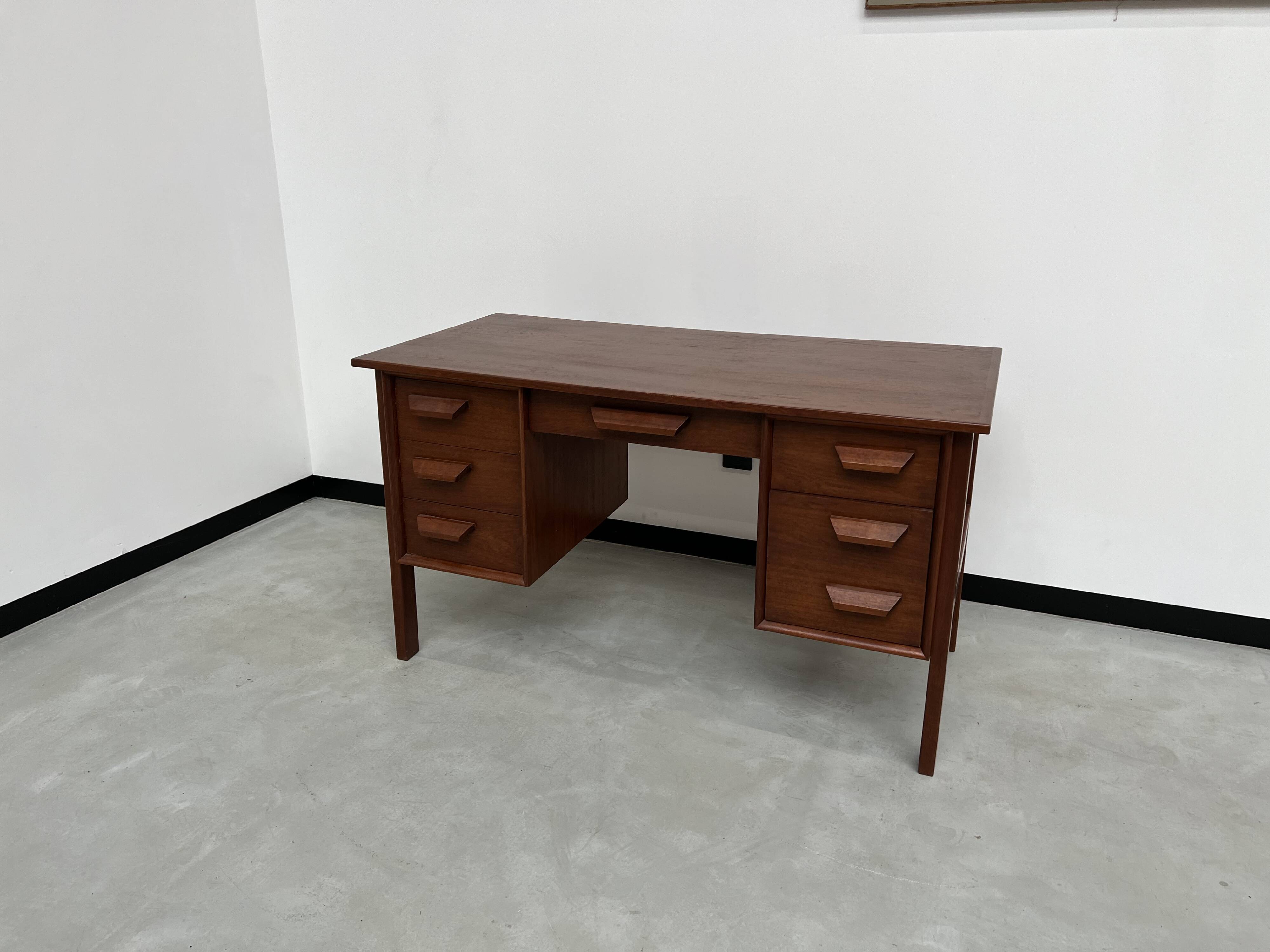 Scandinavian teak desk, circa 1970