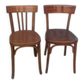 Paire de chaises bistrot