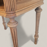 Walnut and green marble sideboard – Louis XVI style – Early 19th century