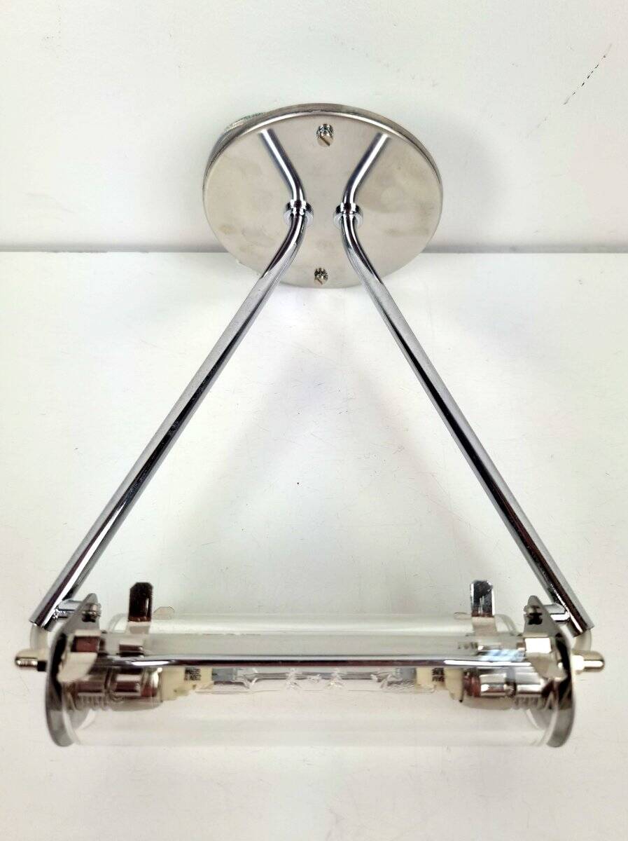 Chrome Scintilla Ceiling Lamp from Fontana Arte, 1970s