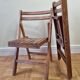 Pair of folding children's chairs, 60s-70s