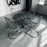 Table et chaises style Gastone Rinaldi