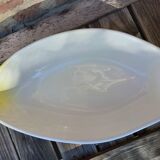 Earthenware dish with endive patterns