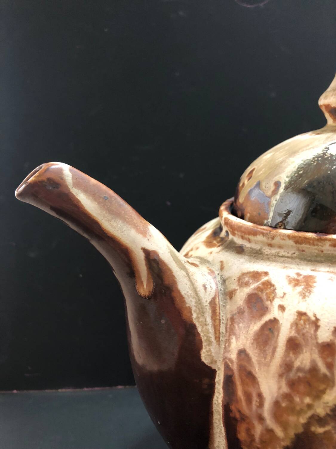 Stoneware teapot by Marcellus Aubry